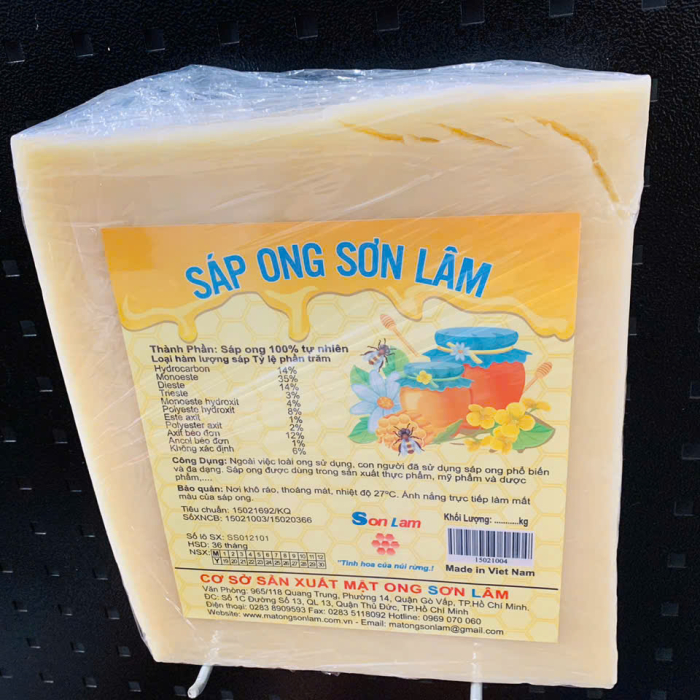 Sáp Ong Nguyên Chất 100% Cao Cấp Cho Mỹ Phẩm & Nến